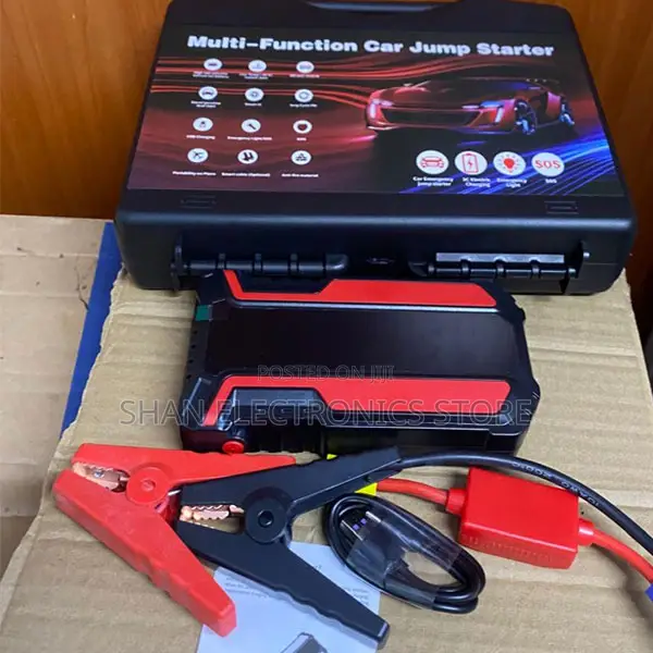 Powerful 12v Car J Portable Car Jump Starter Kit With Tyre Inflator