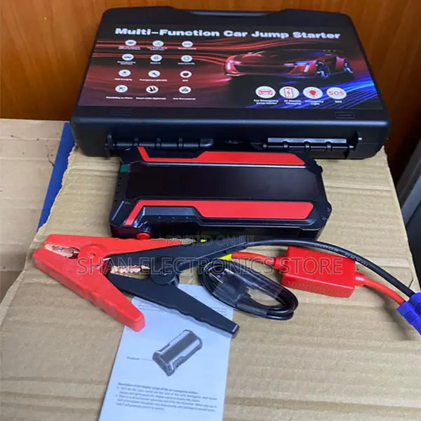 99800mahhigh-Capacity Portable Car Jump Starter Kit With Tyre Inflator