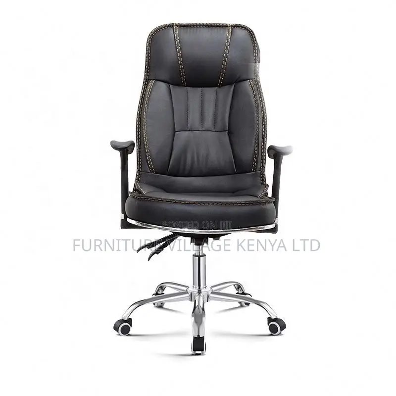 Office Chair Leather With Comfy Sponge