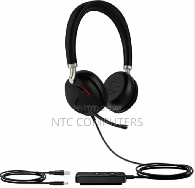 Yealink - Uh48 Dual Teams Usb-C/a Mute, Noise Cancellation