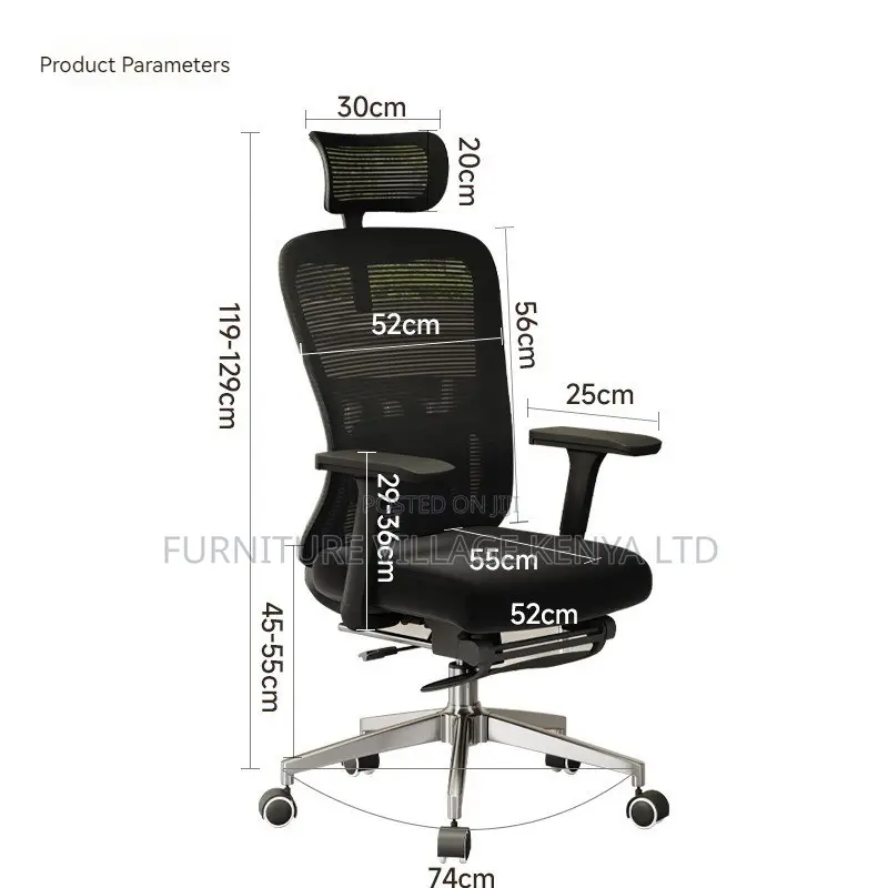 Ergonomic Back Office Chairs With Headrest