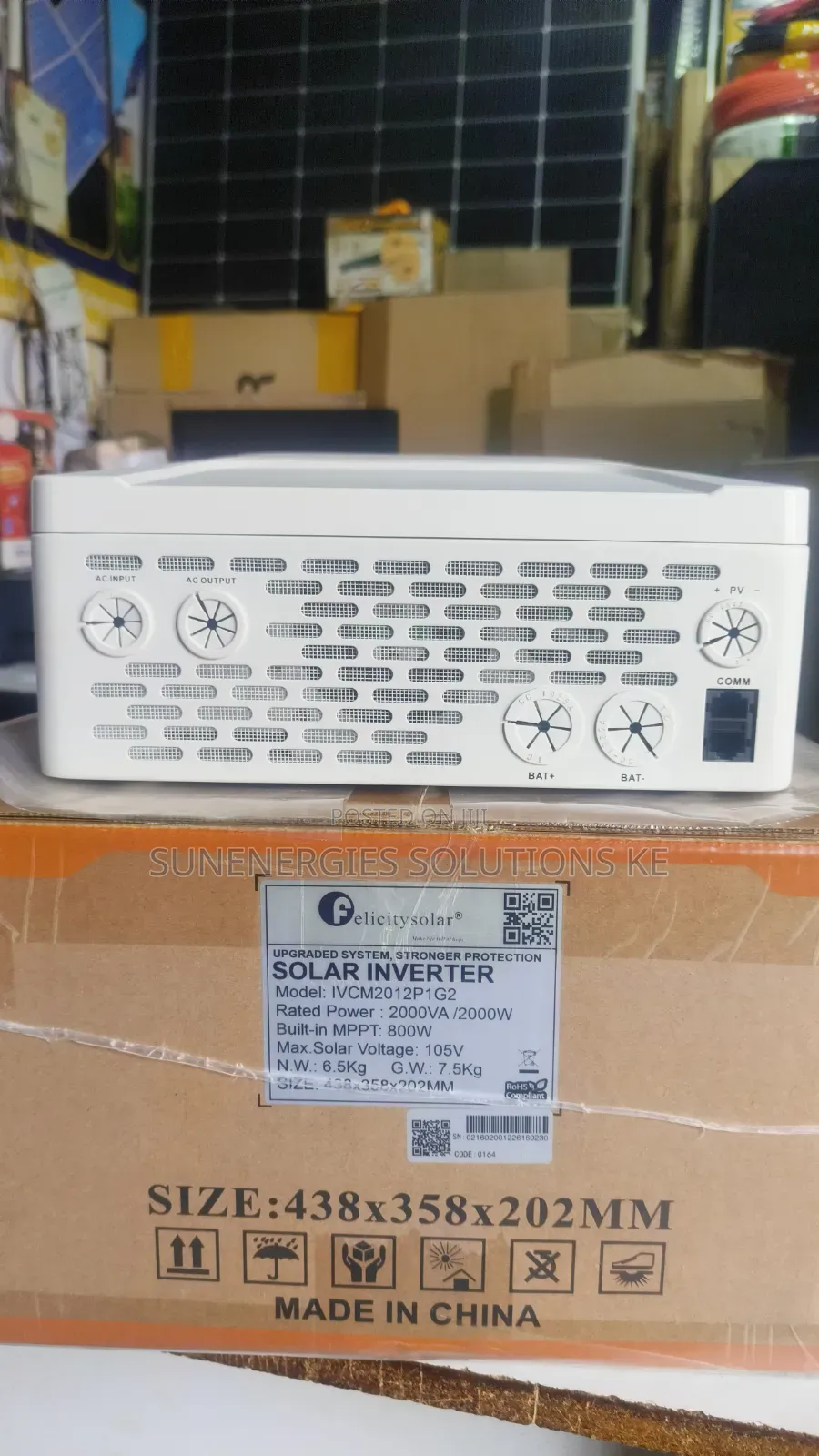 2kw 12vdc 165a Felecity Hybrid Inverter