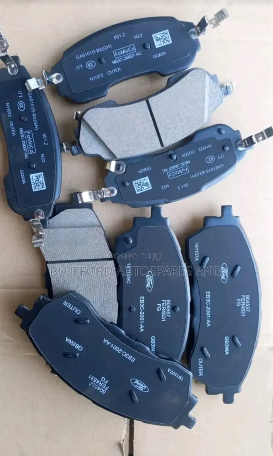 Genuine Brake Pads for Ford Ranger Raptor and Ford Everest