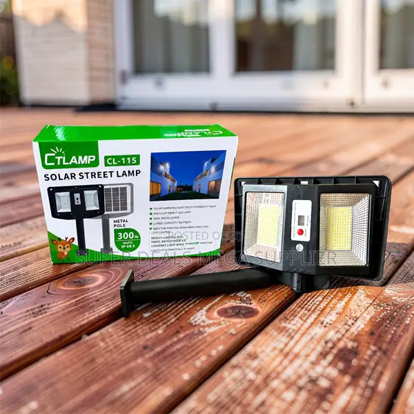 300w Motion Sensor Premium Solar Street Light Lamp For Wide Coverage