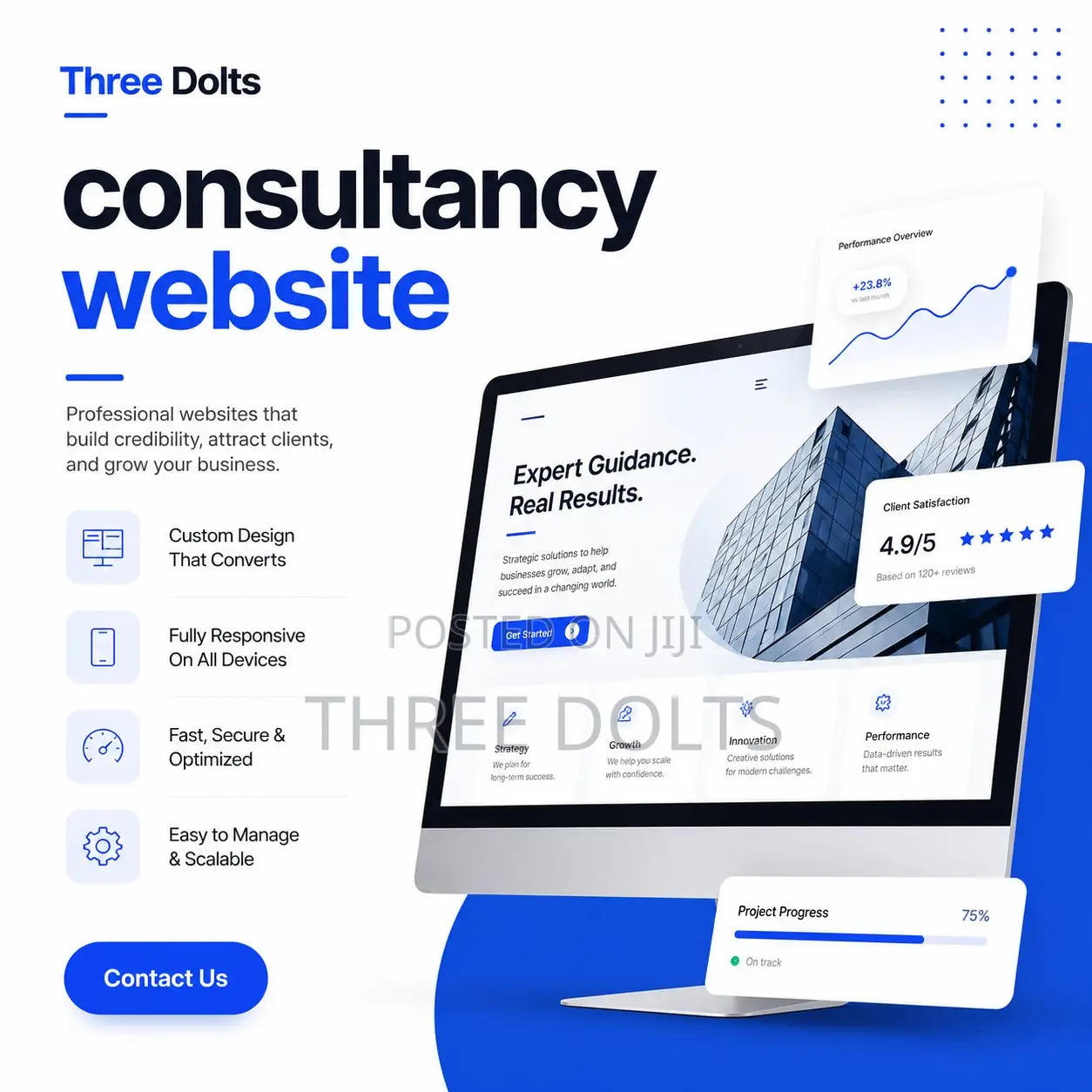 Consultancy Website – Professional, Credible Client-Focused