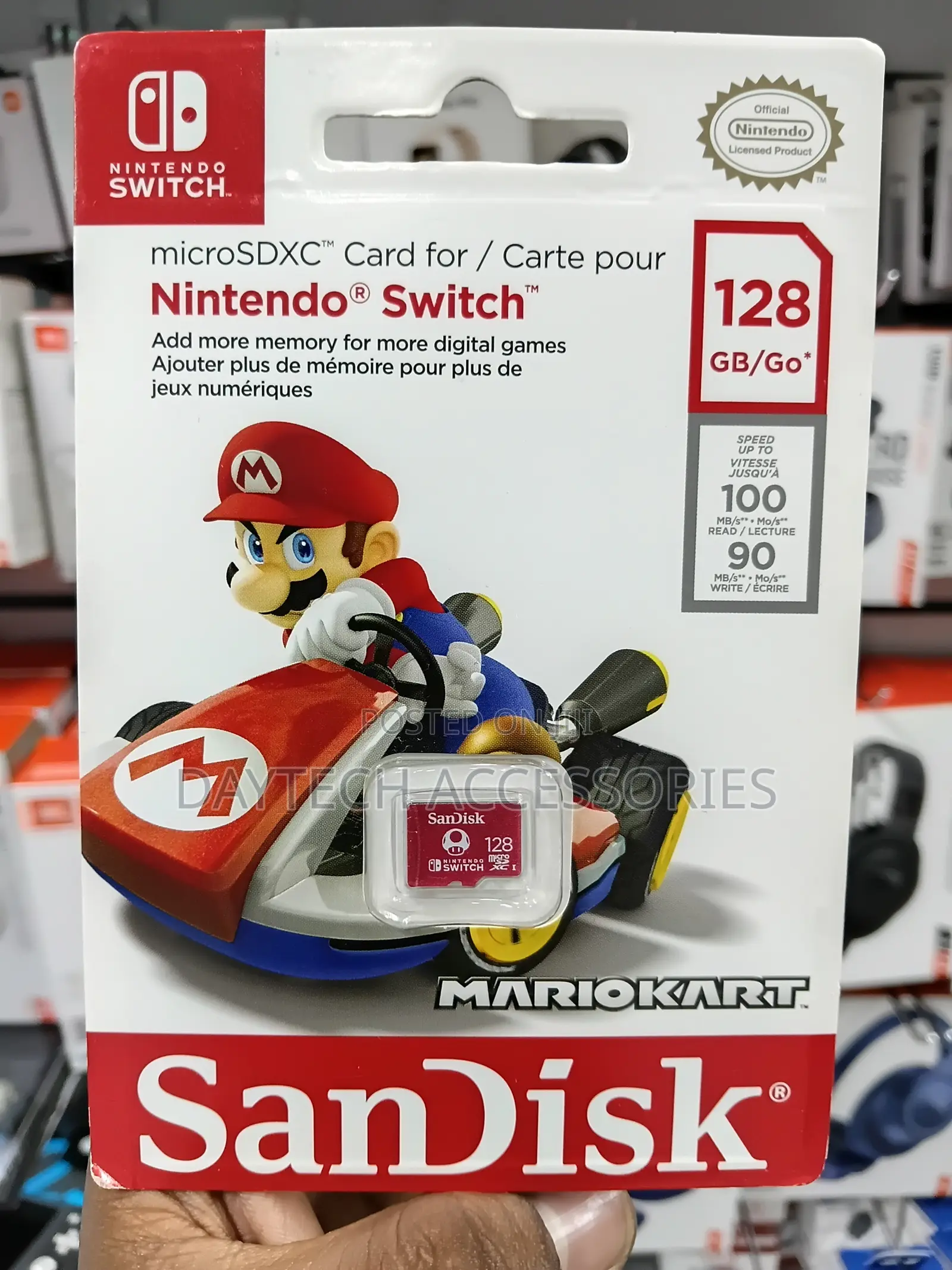 Sandisk Microsdxc Card For Nintendo Switch - 128gb