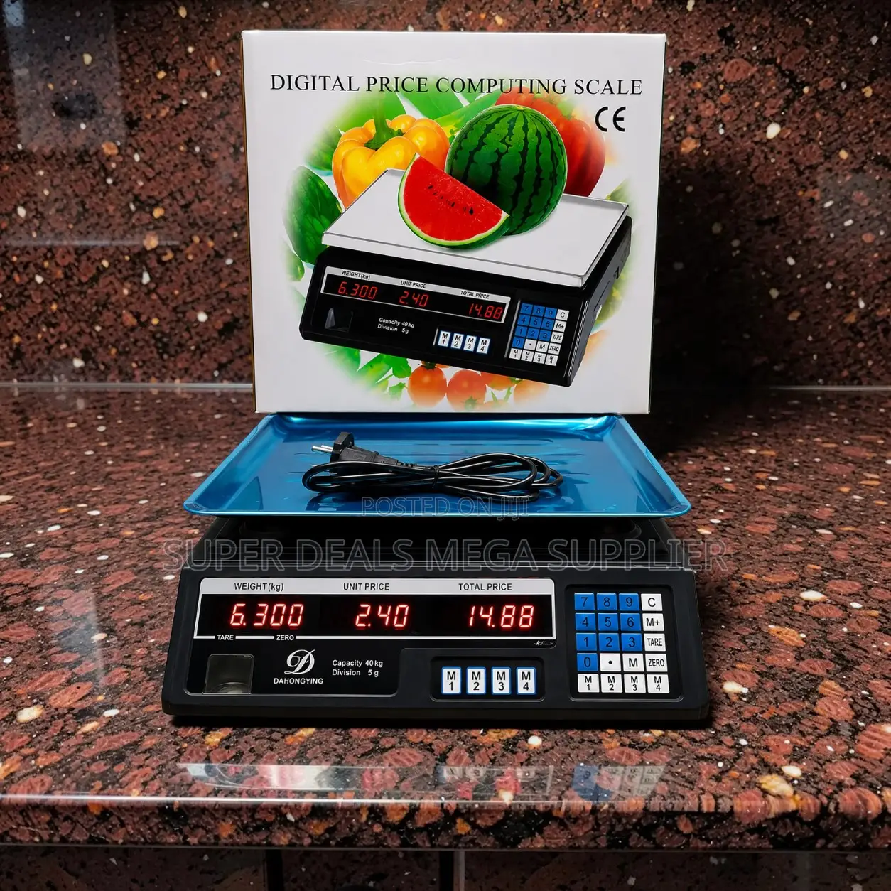 Reliable Accuracy Acs 40 Upto 40kgs Electronic Digital Weighing Scale