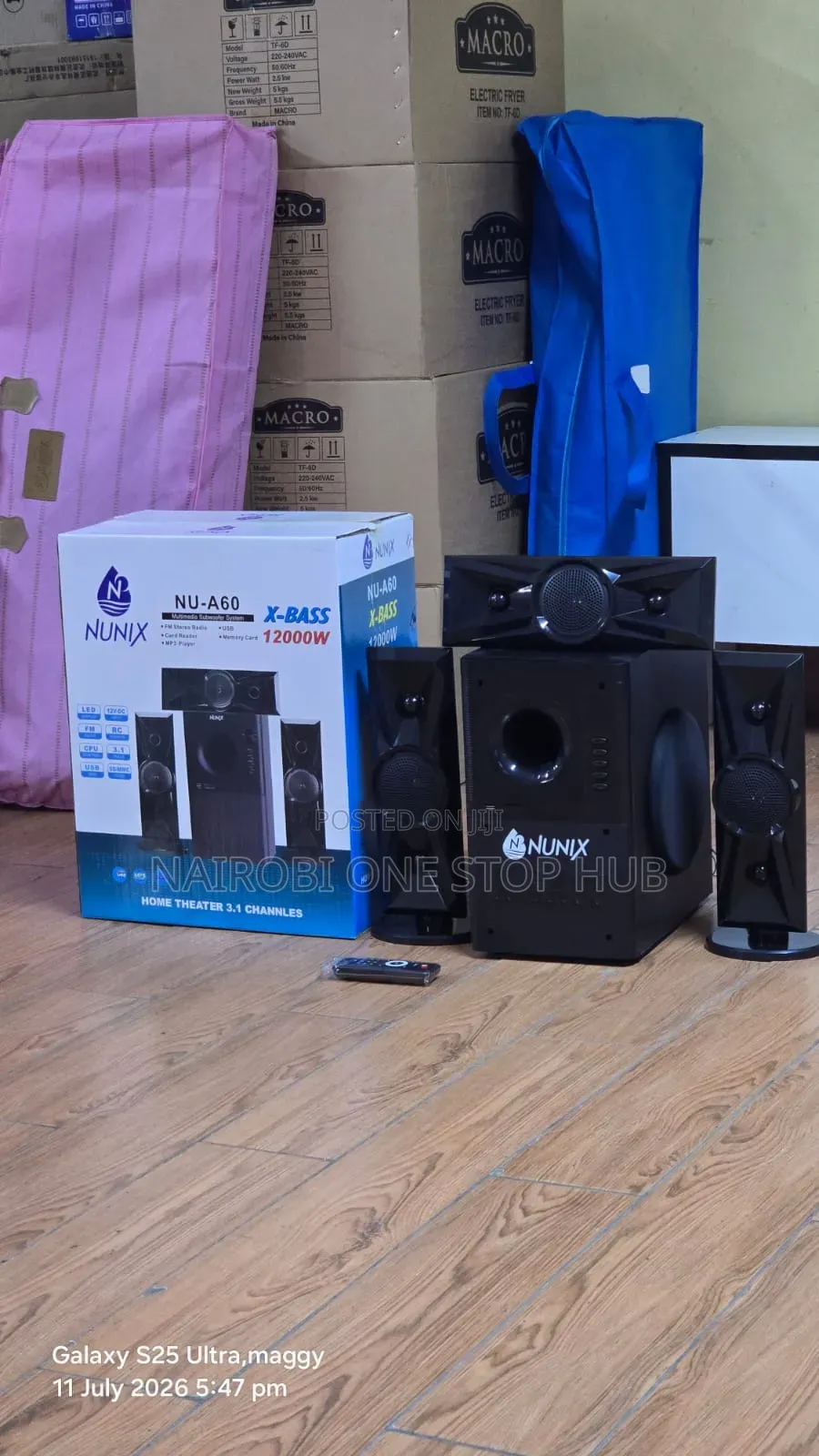 Nunix A60 3.1 Channels 12000 Watts