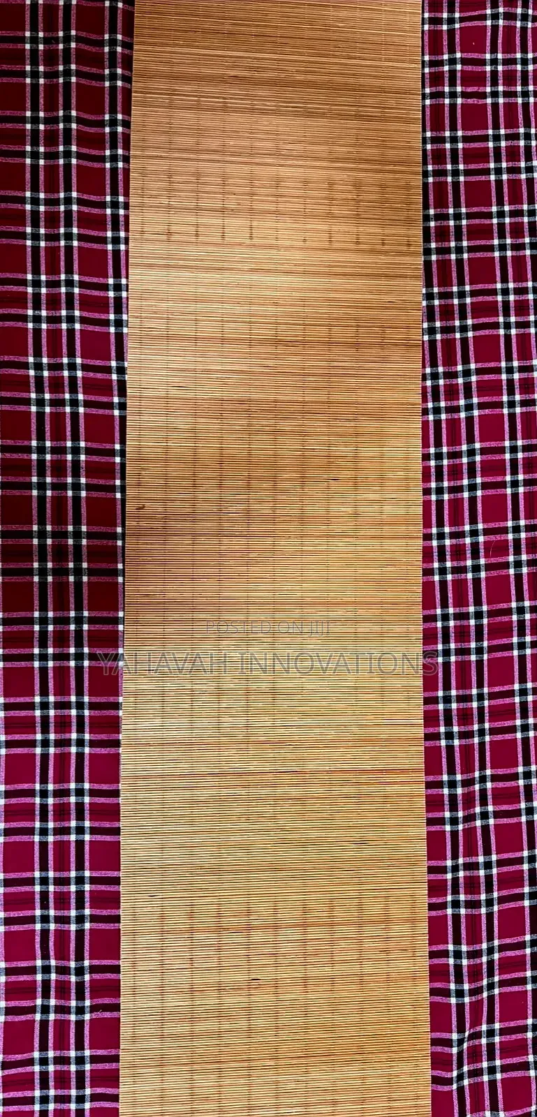 Natural Bamboo Table Runner Wooden Serving Tray Set (Karen)