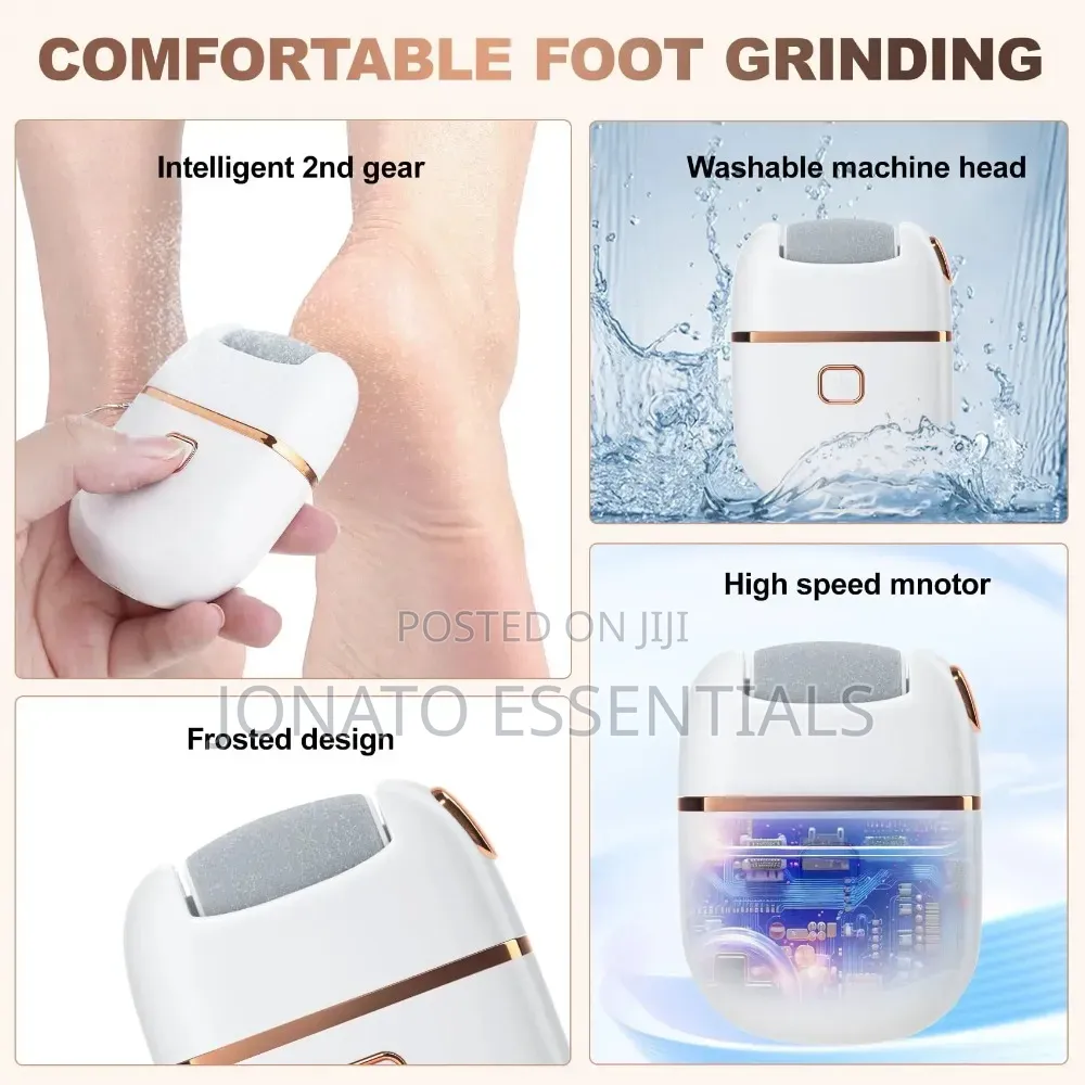 Electric Foot File Callus Remover - Rechargeable Pedicure Tool