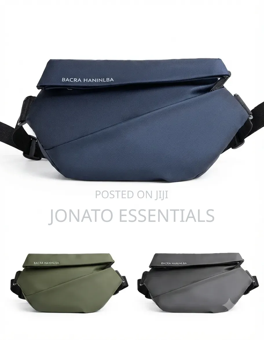 Premium Waterproof Chest Sling Bag – Modern Anti-Theft Crossbody