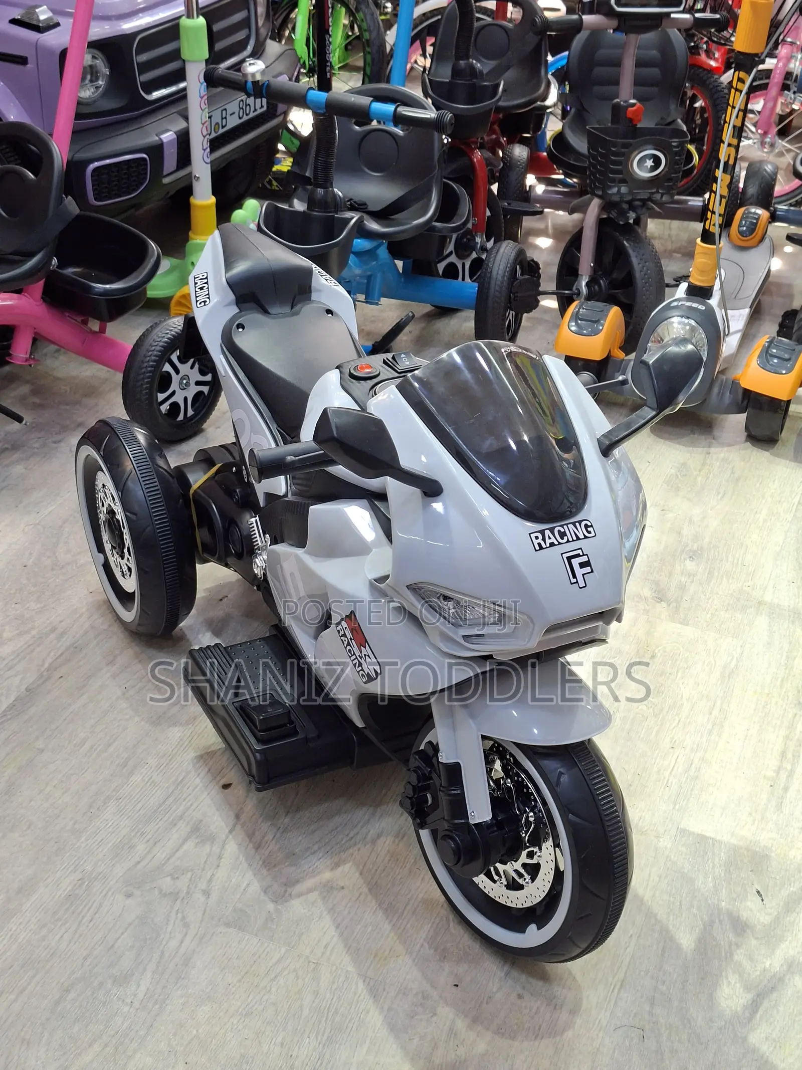 Kids Electric Motorcycle Ride on Bike With Support Wheels