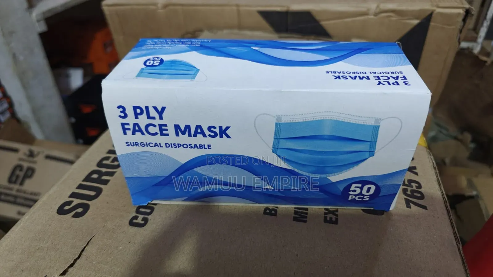 3-ply Surgical Disposable Face Masks.