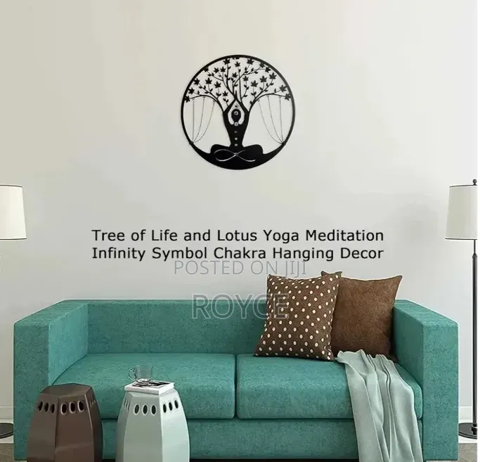 Yoga Meditation European Handmade Metal Decor
