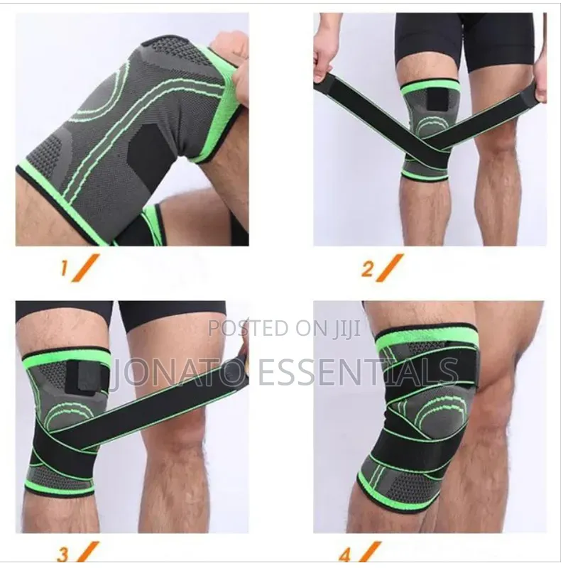 Adjustable Knee Support Braces Pair for Sports and Joint Pain Relief
