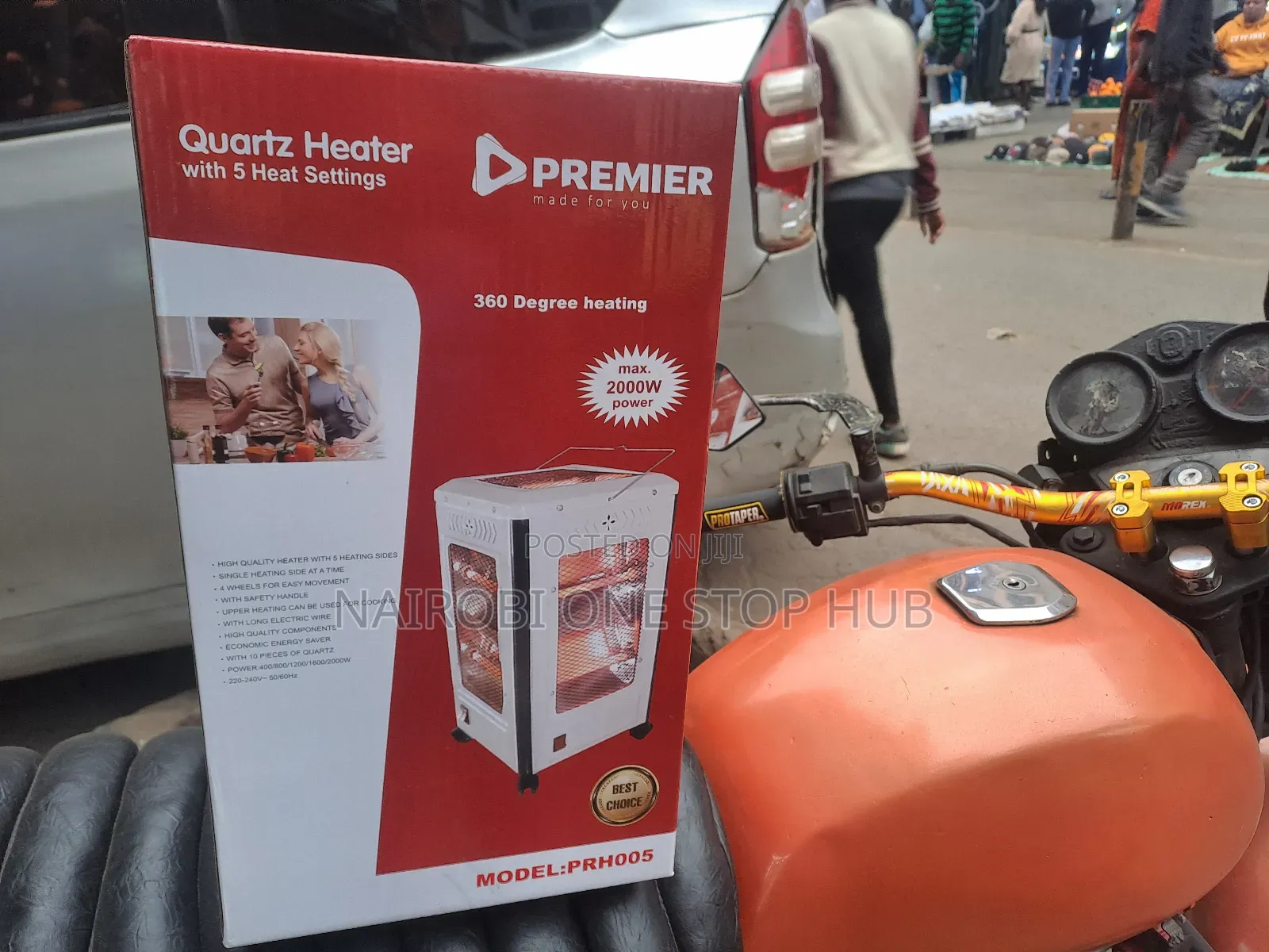 Premier Room Heater With 5 Heat Settings