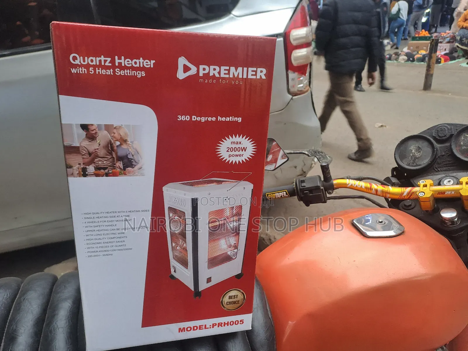 Premier Room Heater With 5 Heat Settings