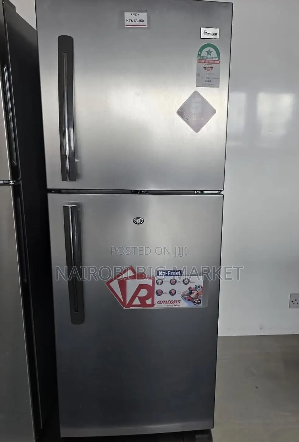 Ramtons Rf/239-196 Litres Double Door No Frost Fridge