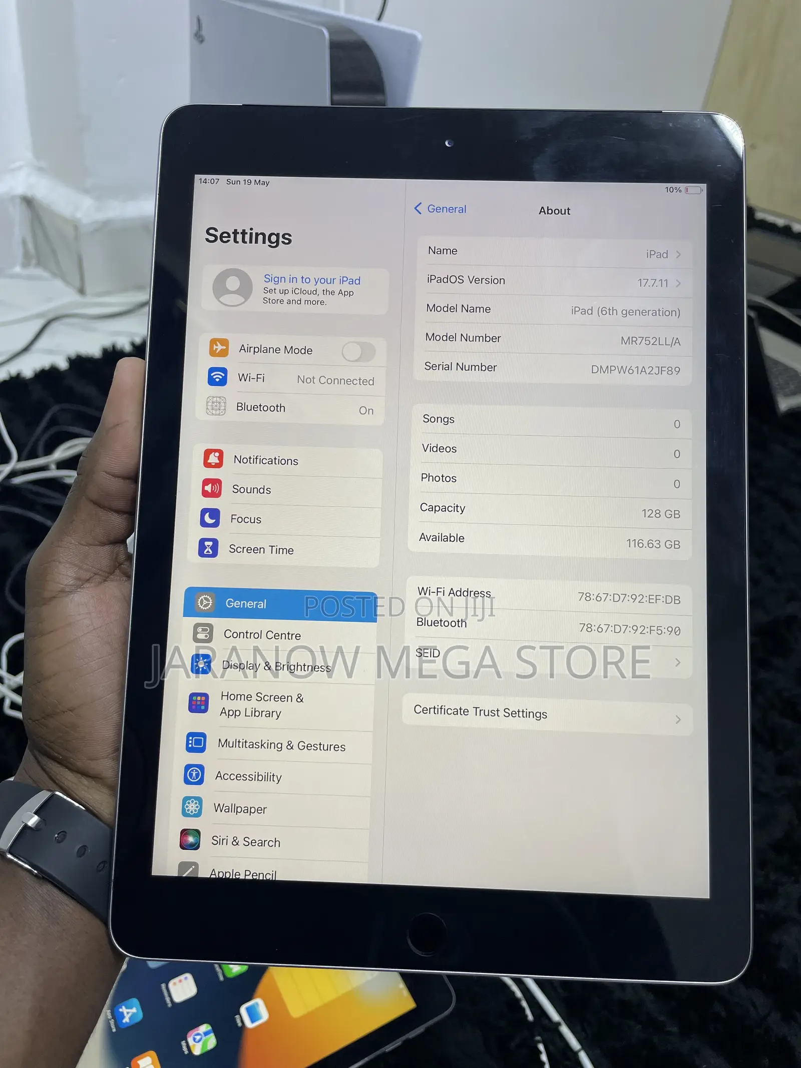 Apple iPad 10.2 (2019) 128 GB Silver
