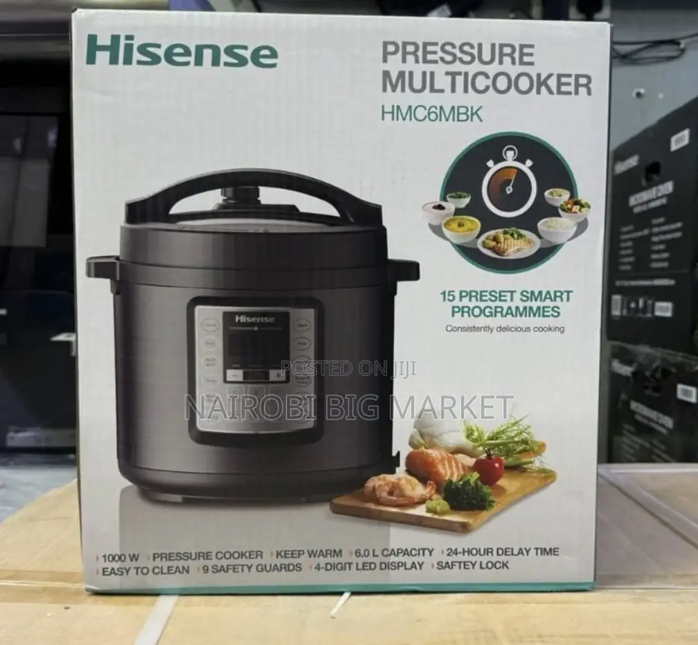 Hisense Pressure Cooker 6 Liters 6-in-1 Multi Cooker