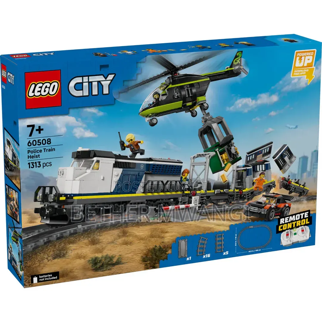 Lego City Police Train Heist