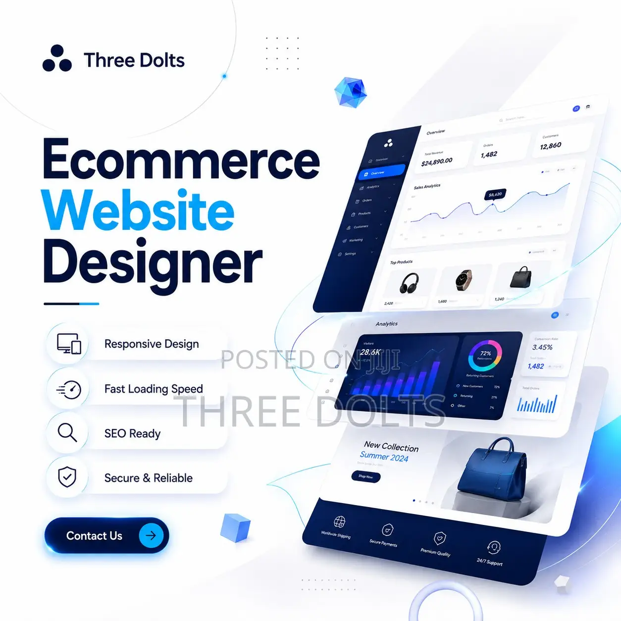 Ecommerce Website Designer – Sell More With Stunning Stores