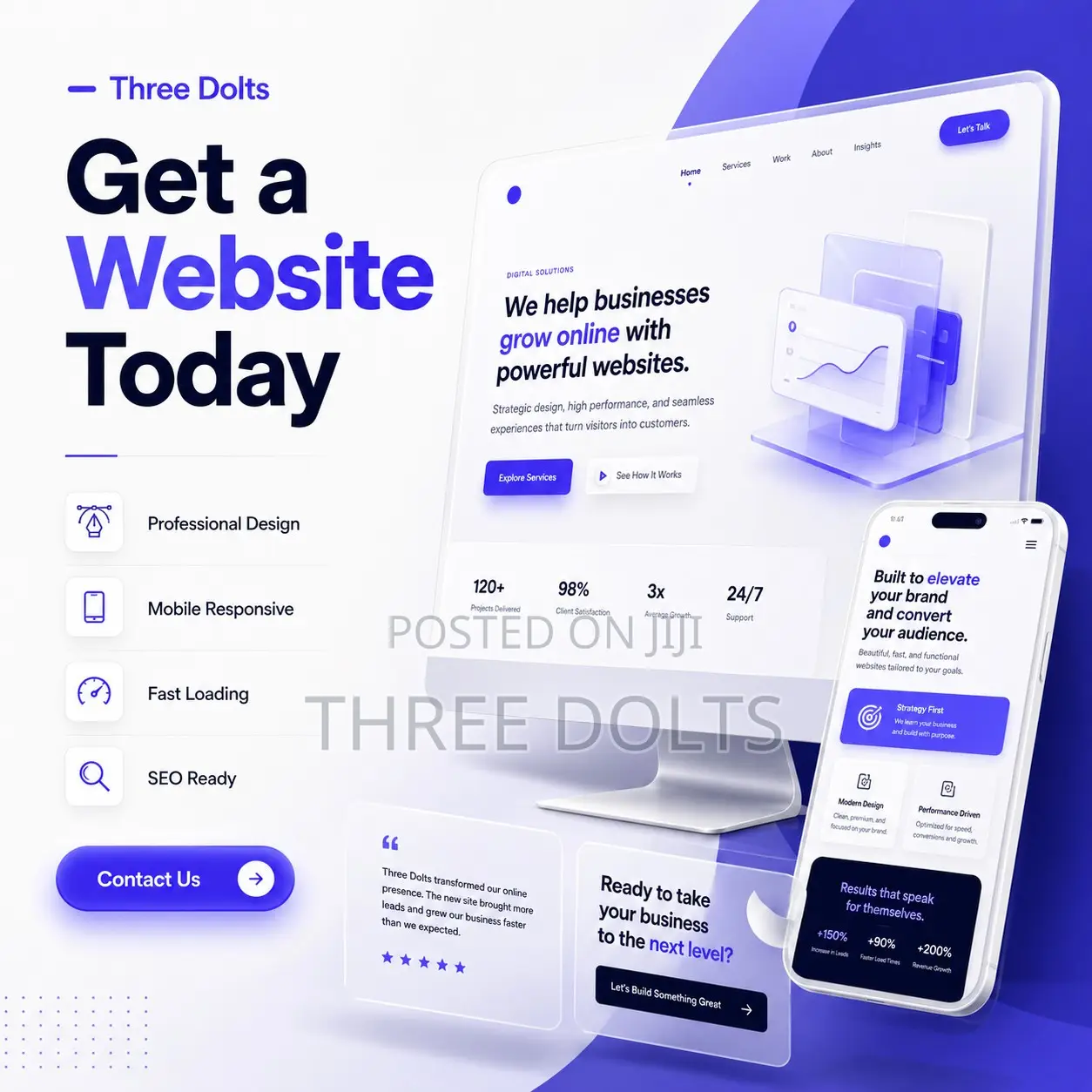 Get a Website Today – Fast, Professional Stress-Free