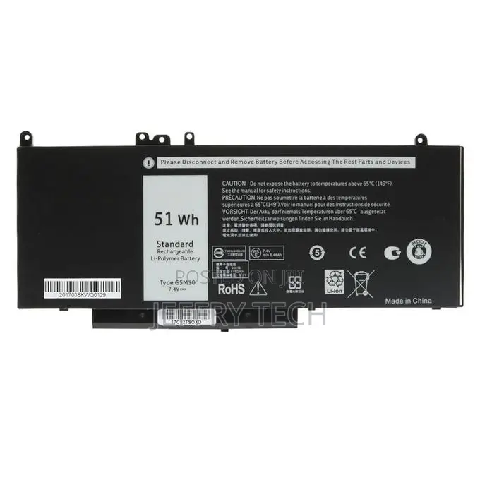 G5m10 Replacement Battery for Dell Latitude Series - Black