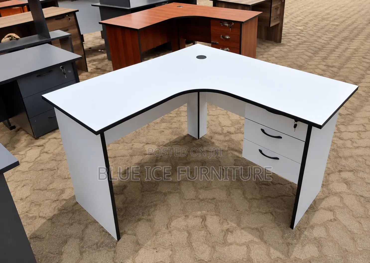 1.2m Modern Lshape Desk Corner Desk