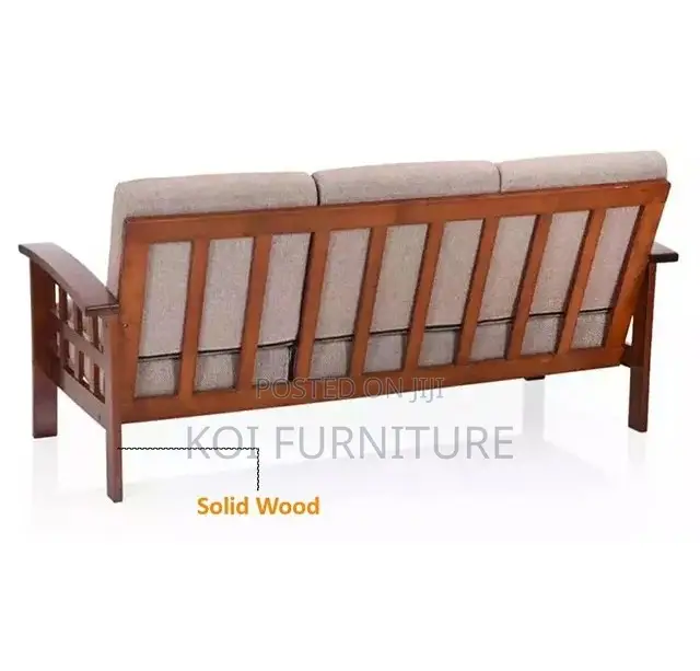 Sofa Set; Six Seaters Leather Cushioned Home Office Sofa Set