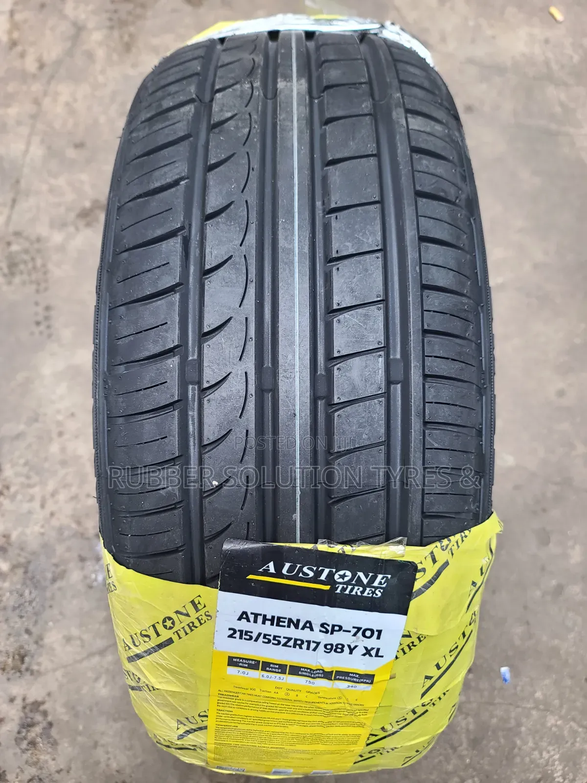 215 /55 R17 Austone Tyres 98y Xl Athena Sp-701
