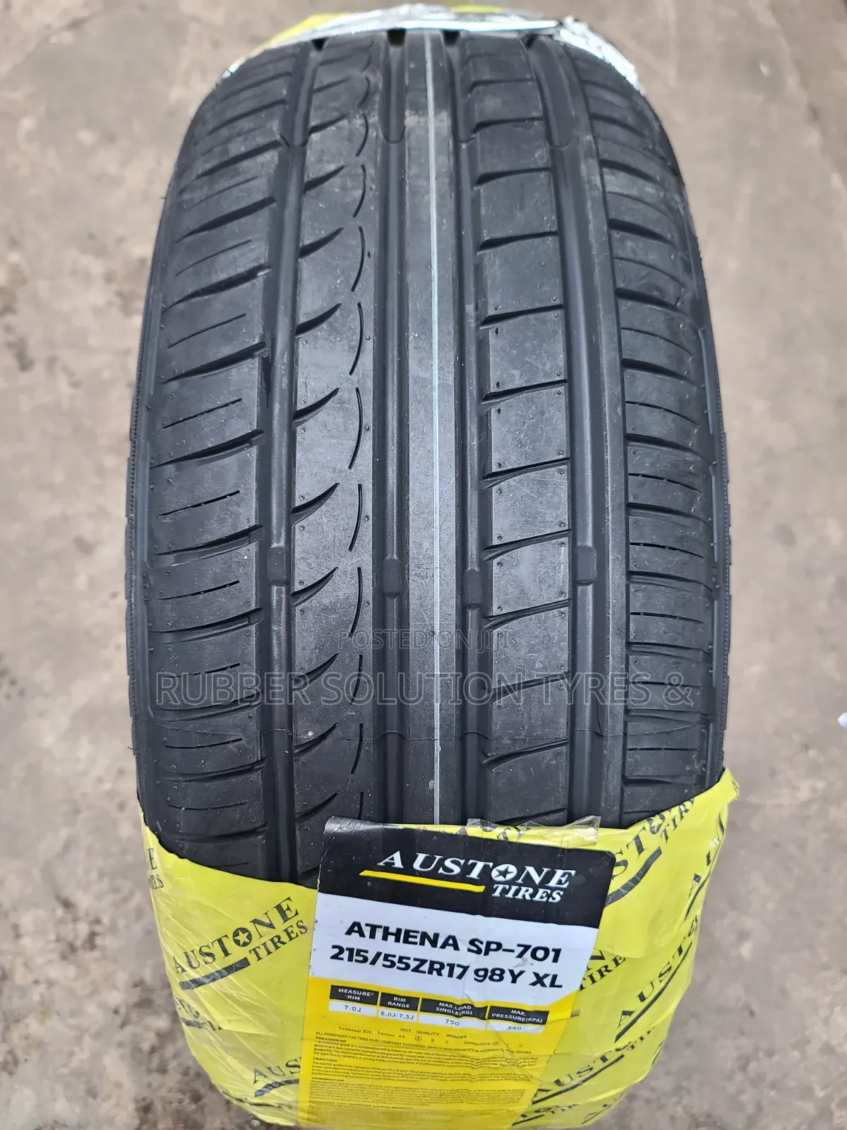215 /55 R17 Austone Tyres 98y Xl Athena Sp-701