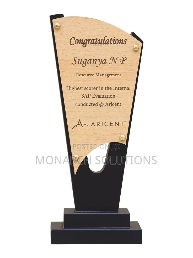 Awards With Congratulatory Messages