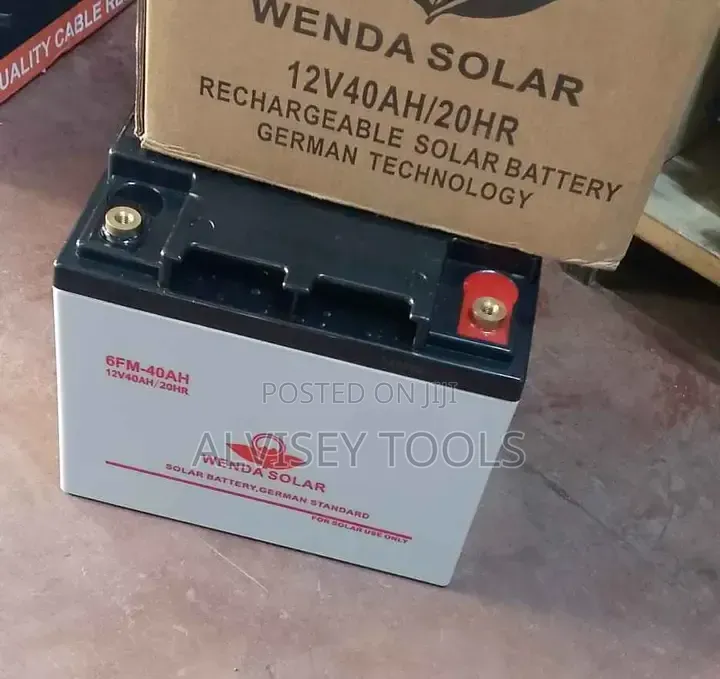 Rechargeable Solar Battery 12v 40ah