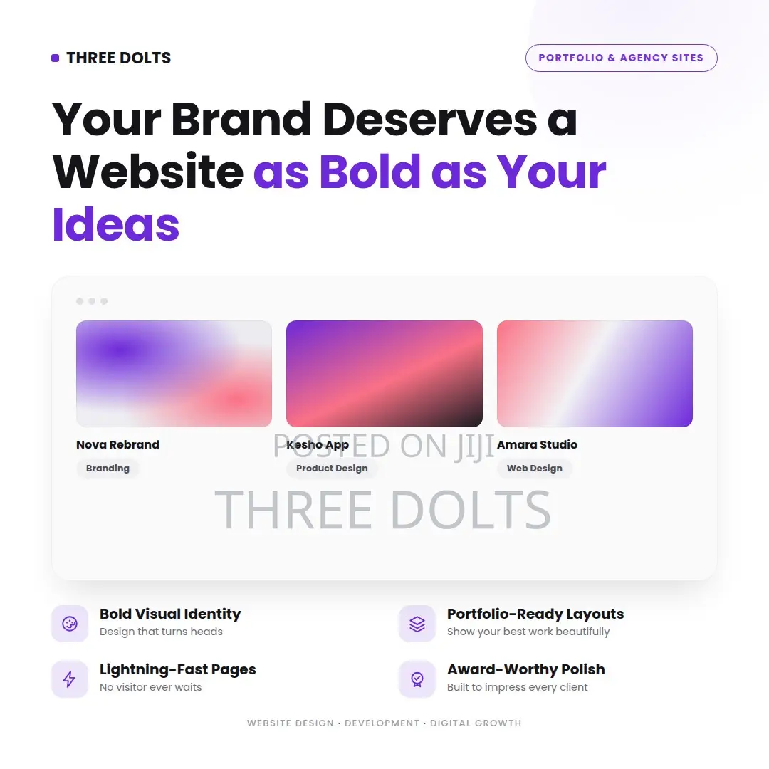 Portfolio Website Design for Creative Agencies | Showcase Your Best