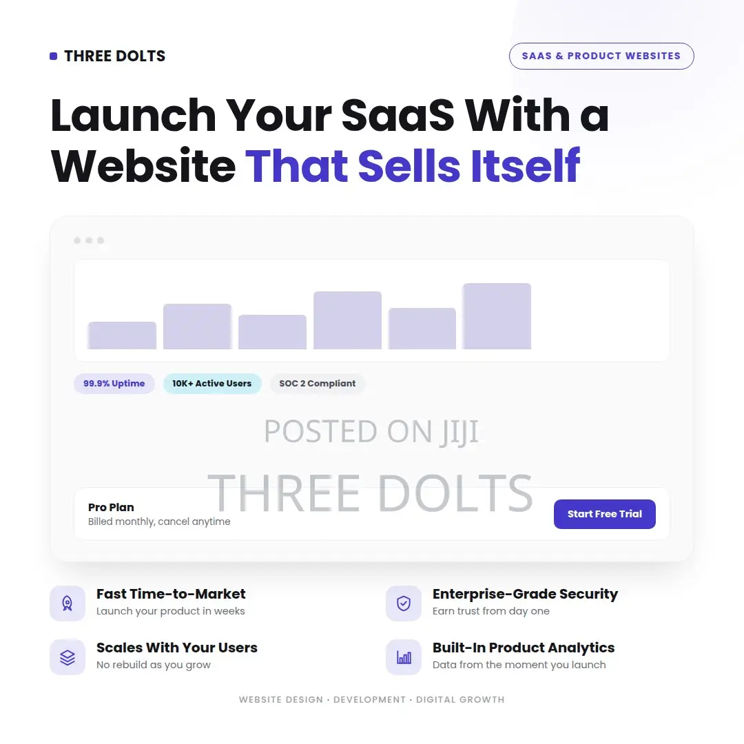 Saas Website Design Product Landing Page Development