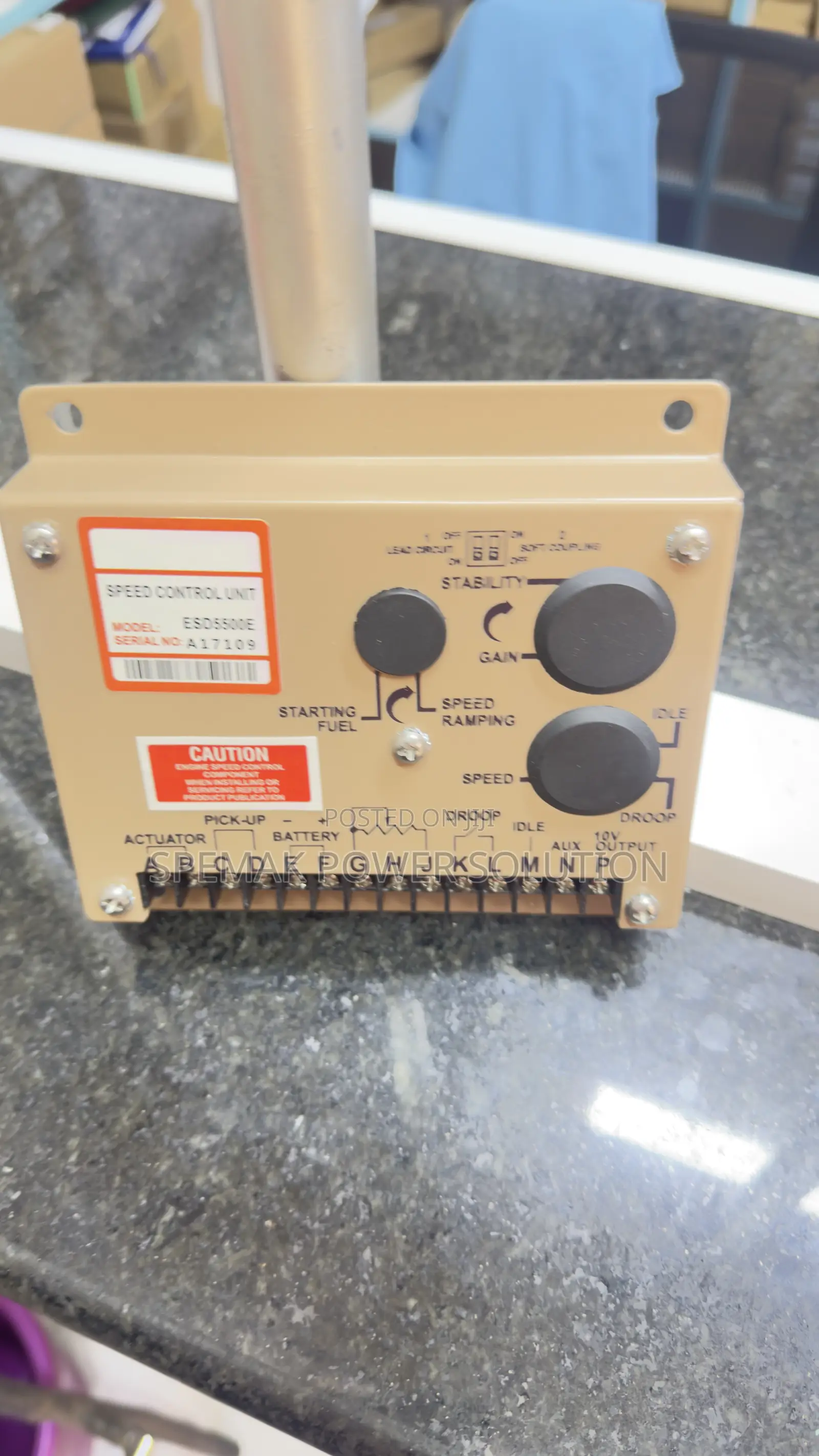Engine Speed Controller Unit