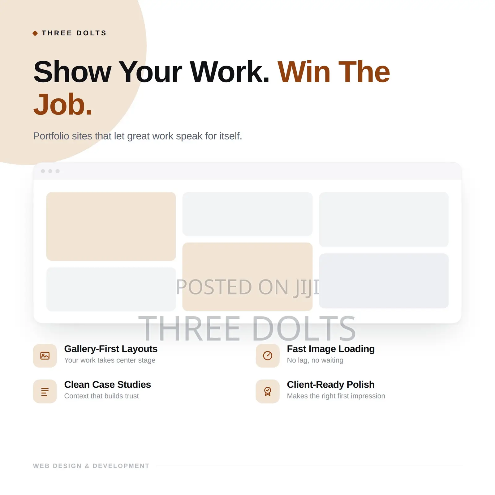 Portfolio Website Design for Creatives, Studios Agencies