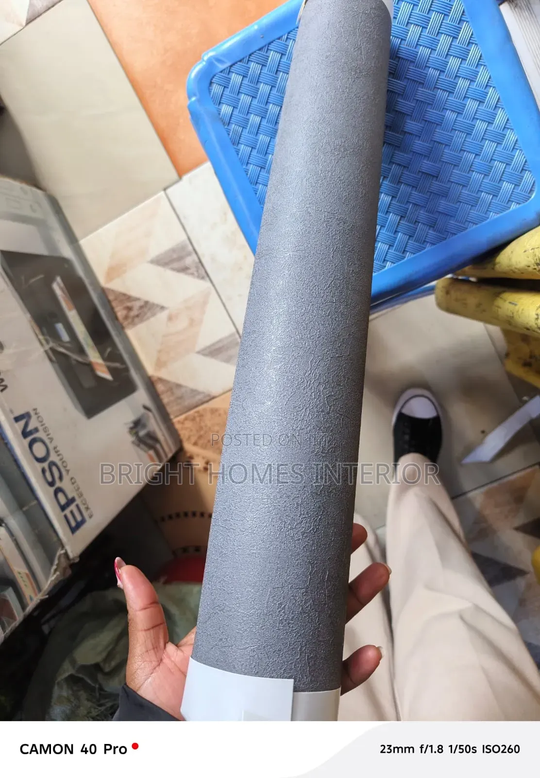 Light Grey Textured Plain Wallpaper Office Wallpaper
