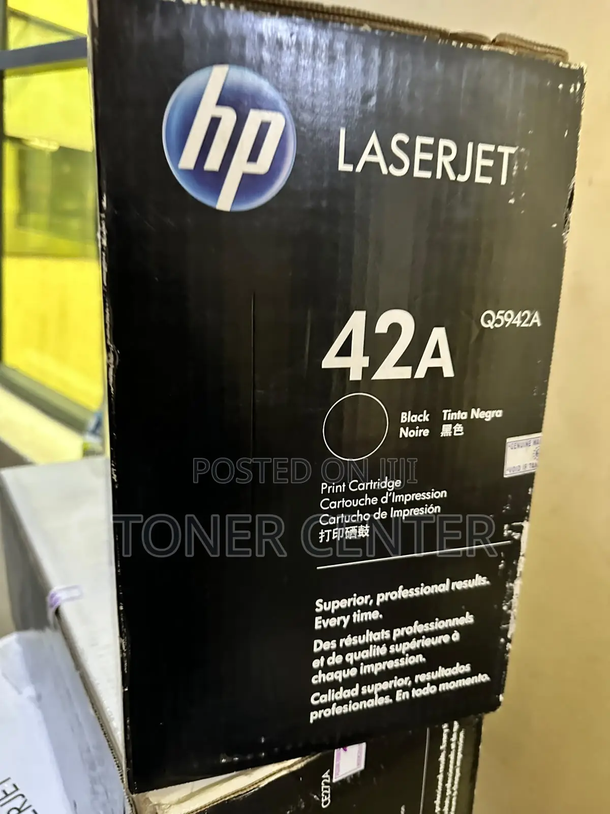 Genuine Hp 42a Black Toner Cartridge