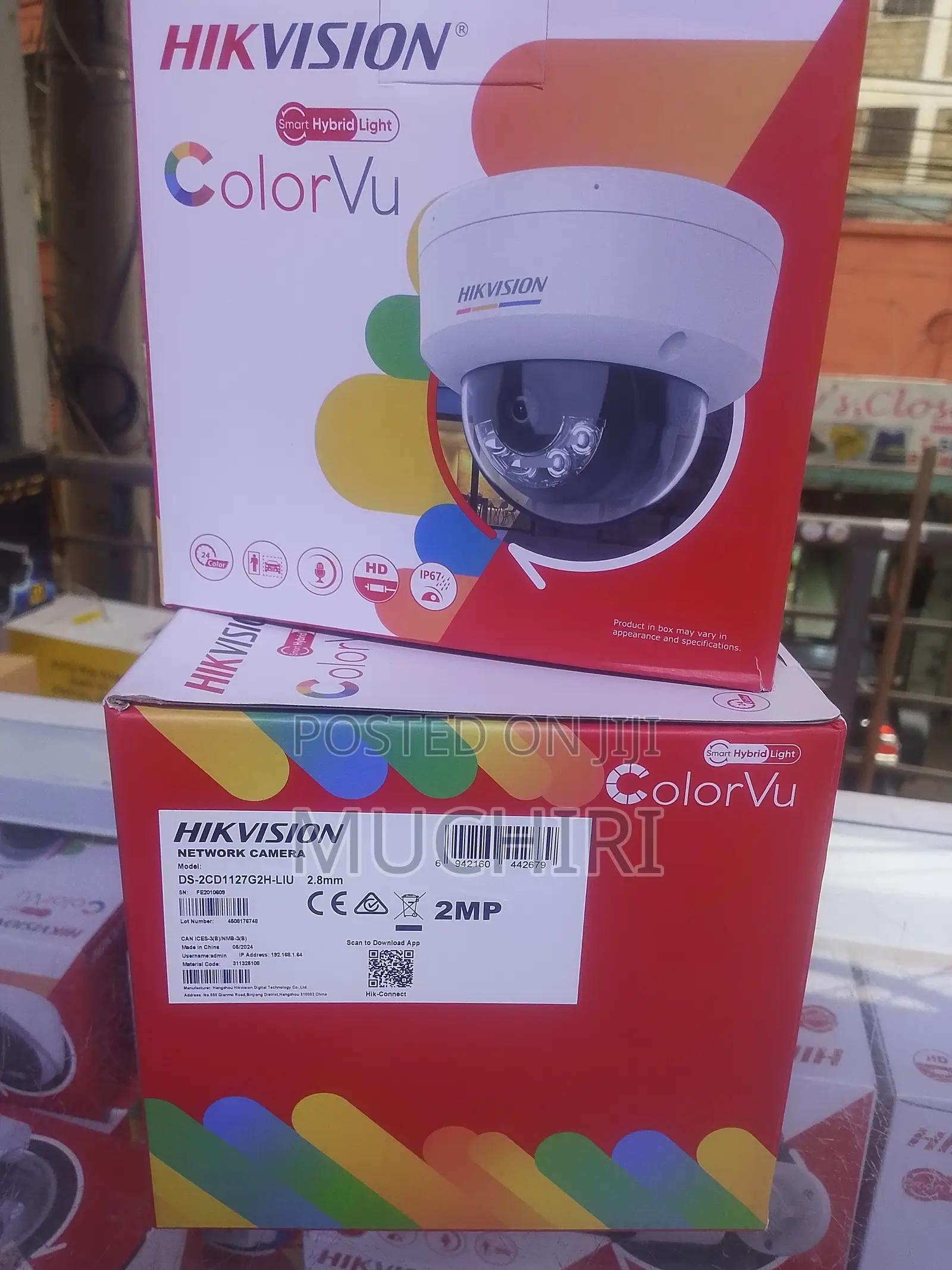 Original Hikvision 4mp Ip Network Camera Color