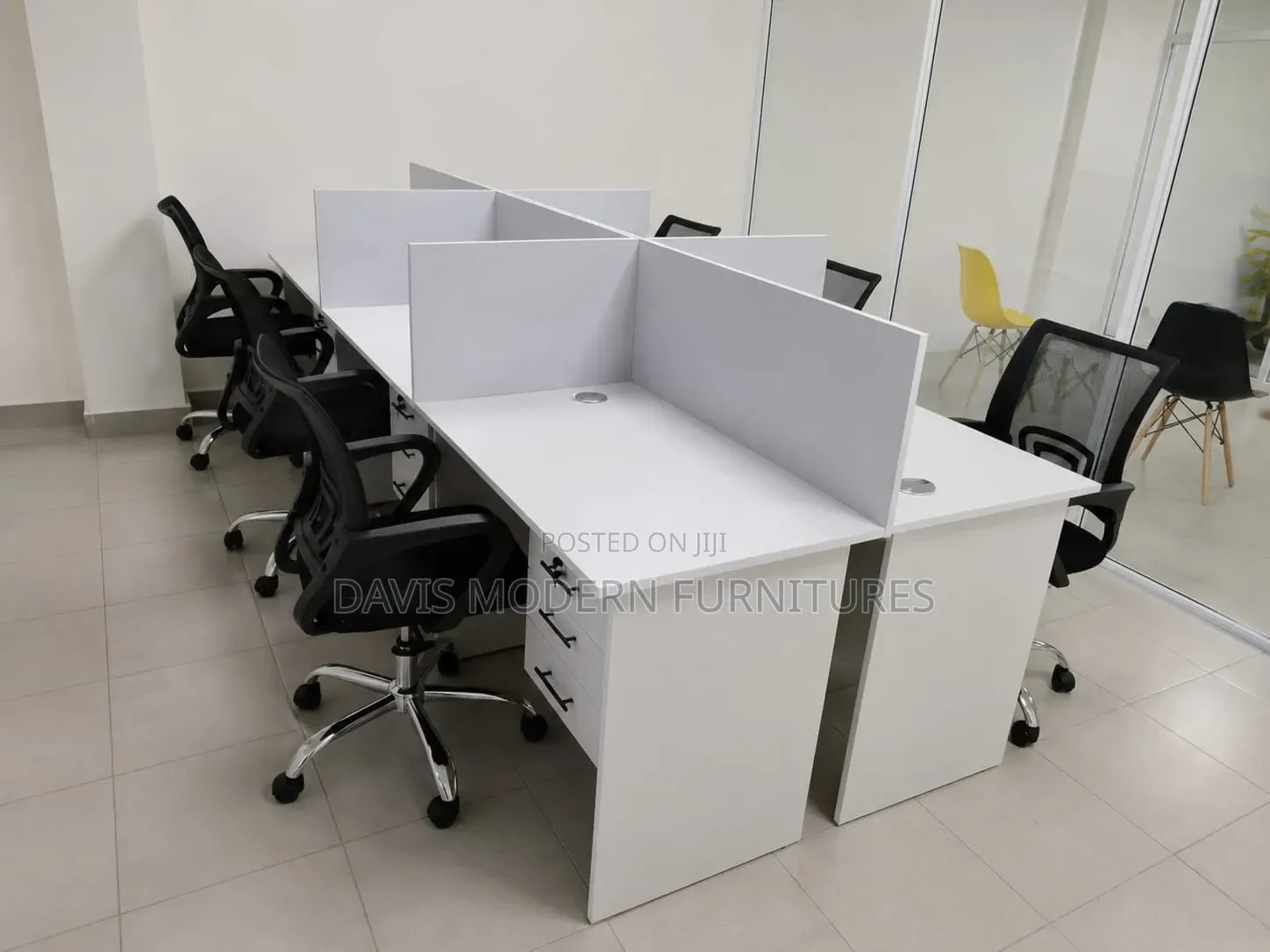 White Office Workstation