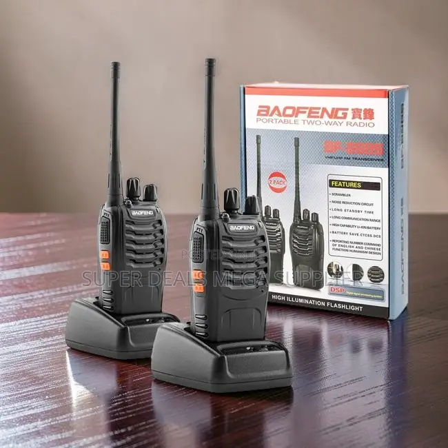 Crystal Voice Clarity Baofeng Bf-888s Two Way Talk Walkie Talkie