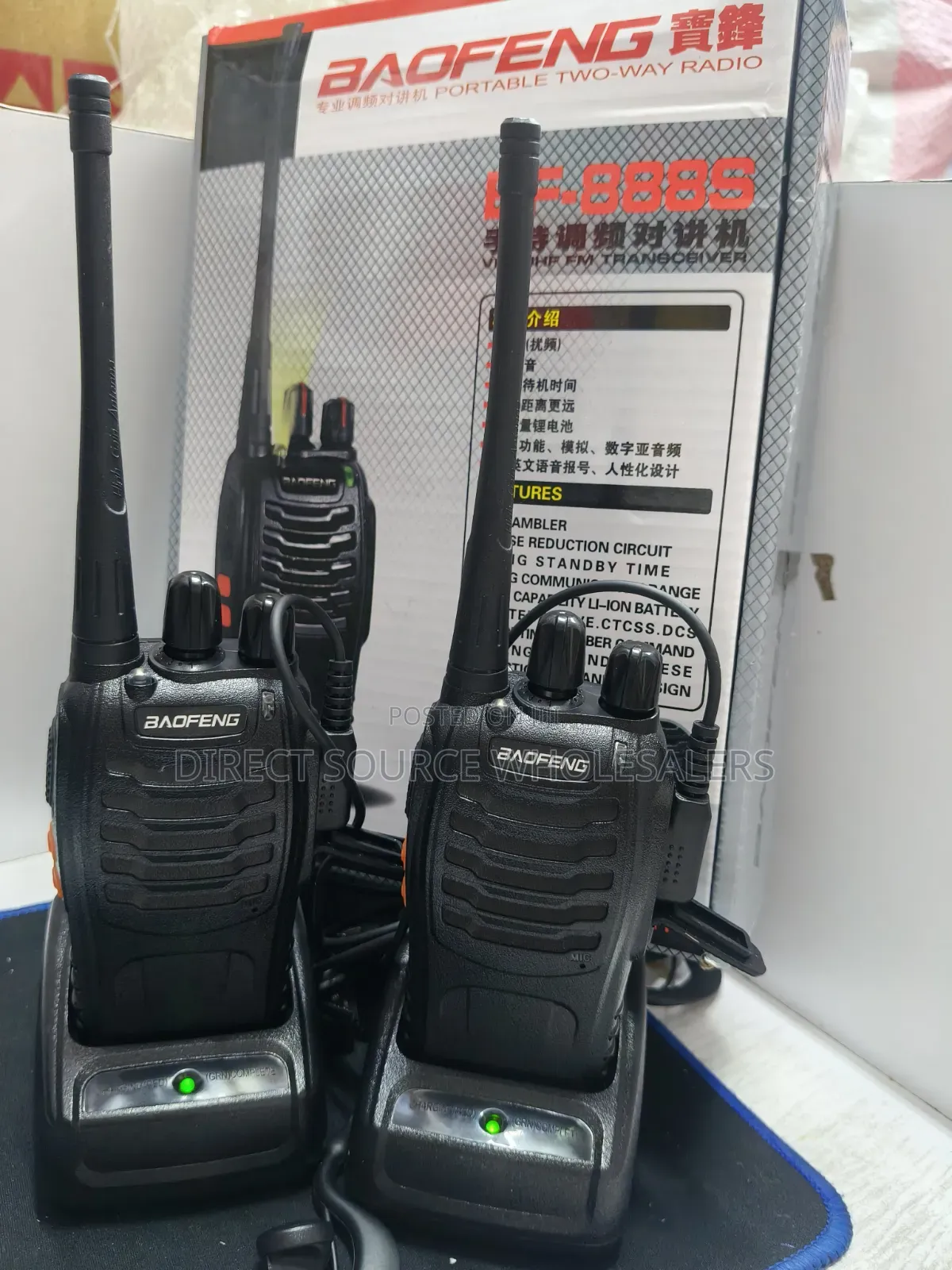 Baofeng 888s Two-Way Radio 5km Coverage Rechargeable