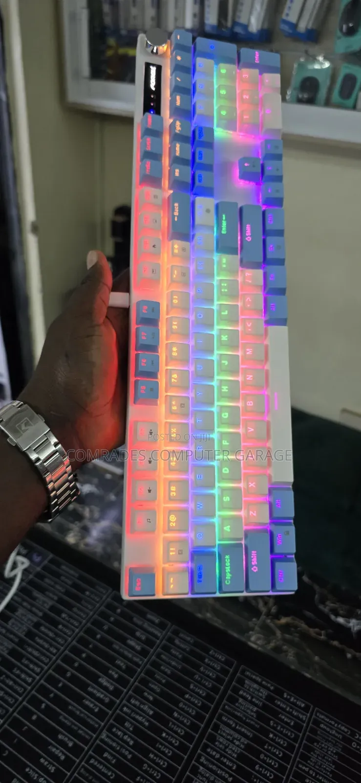 Wired Mechanical Keyboard Characters Glow