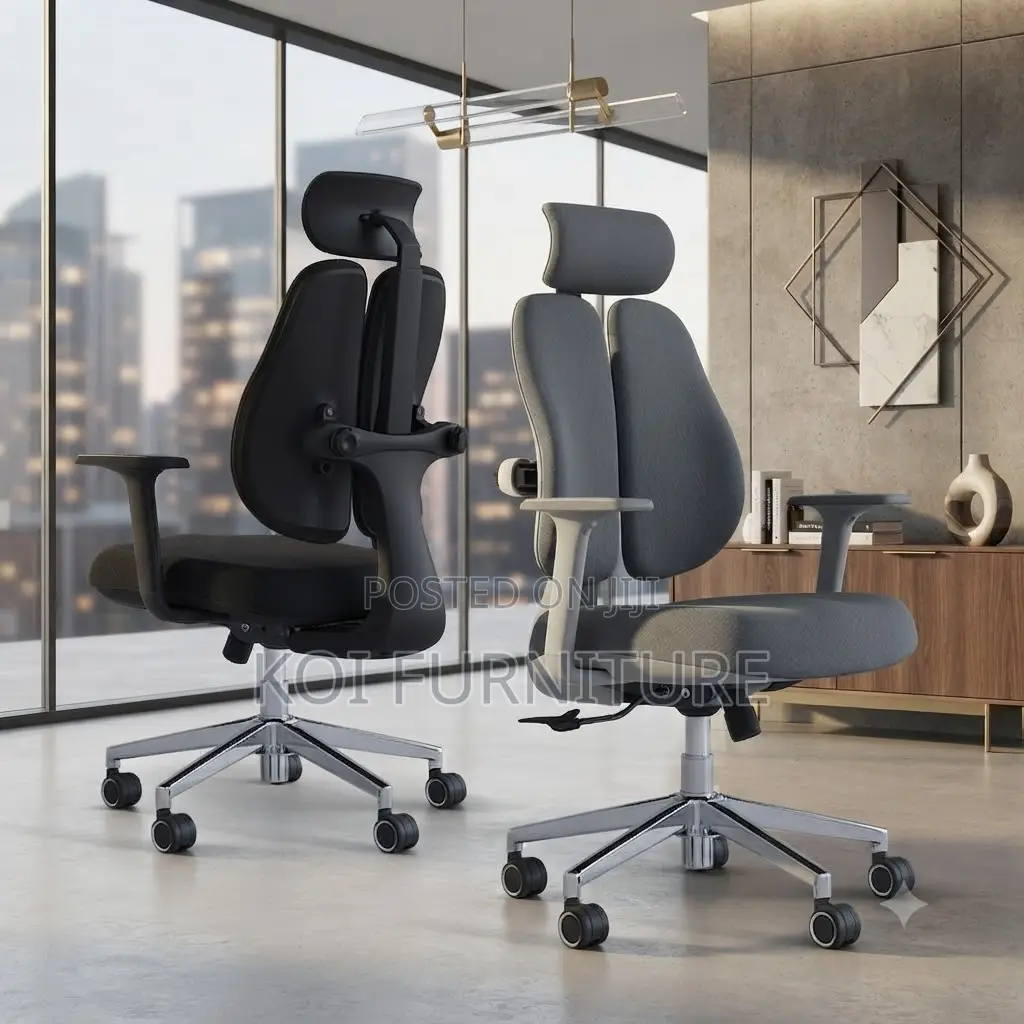 Office Chairs; Orthopedic Executive Chair With Double Waist Design