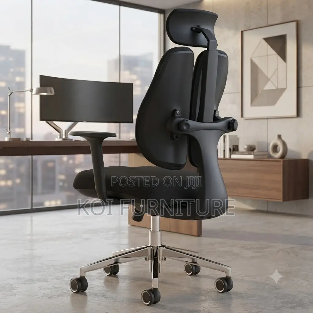 Office Chairs; Orthopedic Executive Chair With Double Waist Design