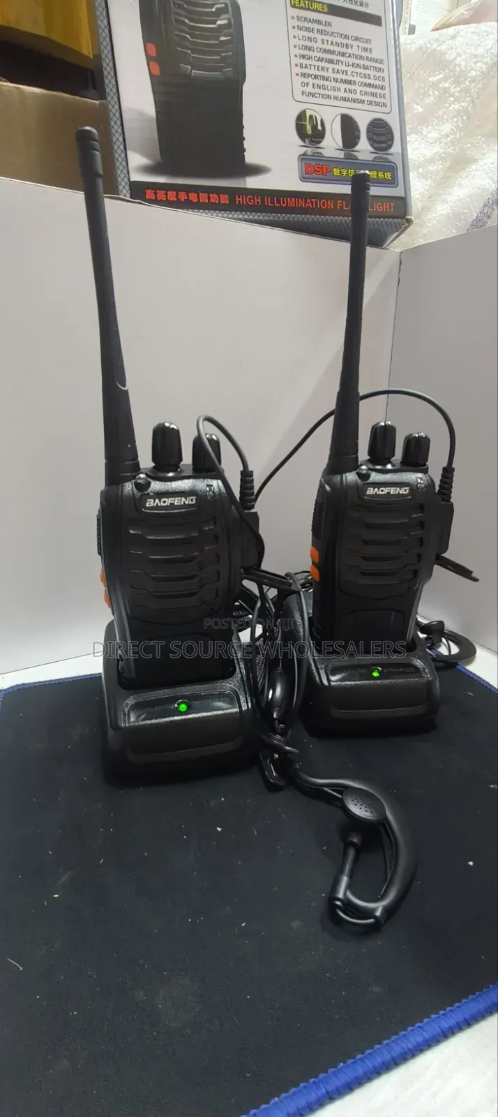 Baofeng 888s Walkie Talkie Pair – Long Range Two-Way Radio