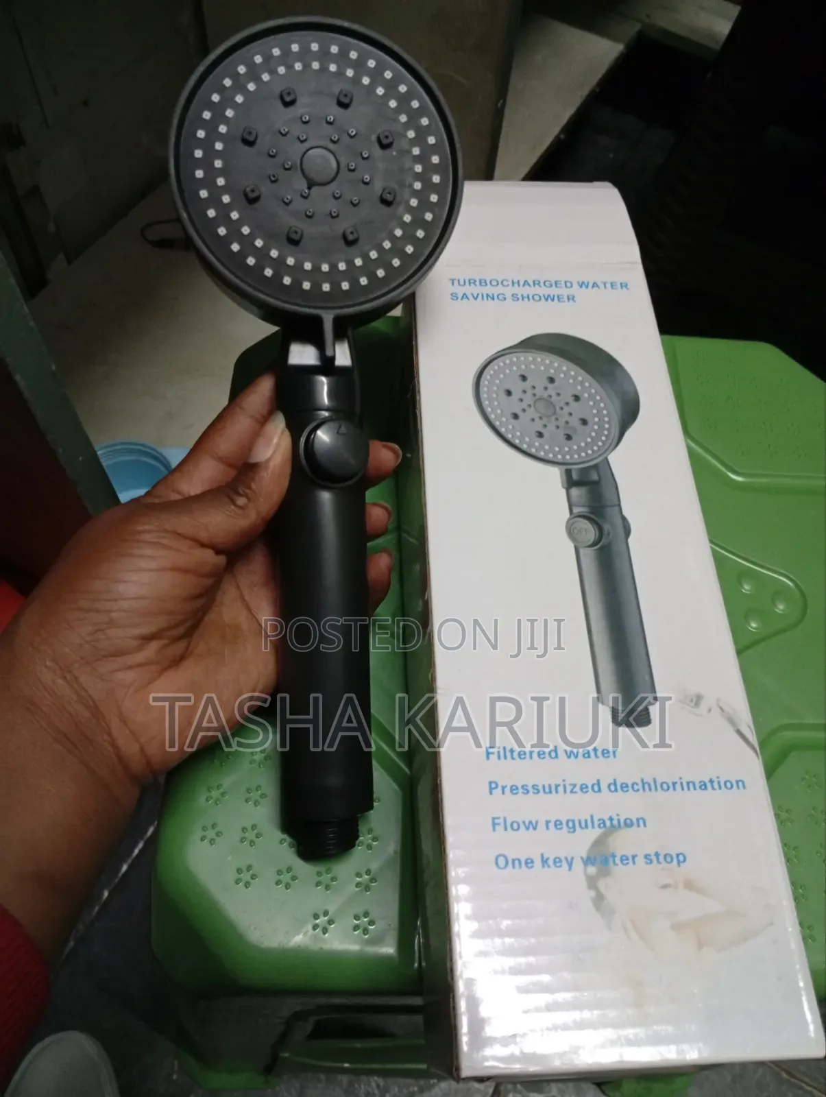 Turbocharged Water Saving Shower Head