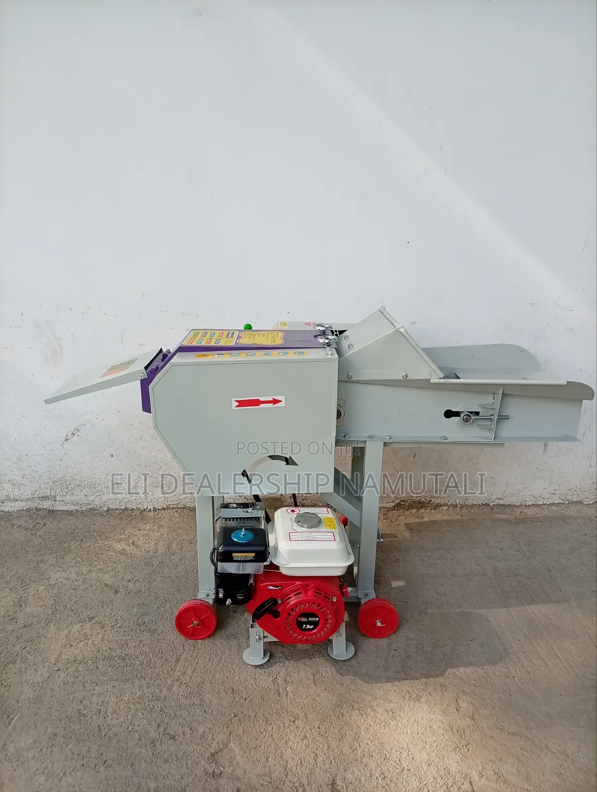 Commercial Grade 7.5hp Chaff Cutter for Animal Feed/Silage